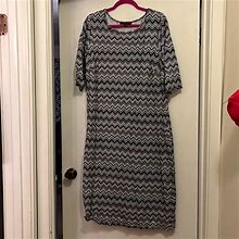 Snap Dresses | 3/$16 Dress | Color: Black/White | Size: 2X