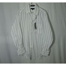 NWT Austin Grey Long Sleeve Casual Oxford Dress Shirt 15 32 33 Mens Clothing