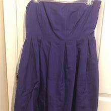 J. Crew Dresses | Nwt J. Crew Purple-Indigo Pleated Dress 8P | Color: Purple | Size: 8P