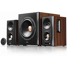 Edifier S360DB Bookshelf Speaker With Wireless Subwoofer, 2.1 Speaker System, Bluetooth V4.1 Aptx Wireless Sound, For Computer Rooms, Living Rooms, And Dens