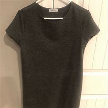 Caralase Dresses | 3/$21 Caralase Grey A-Line Knit Dress W Pockets | Color: Gray | Size: M