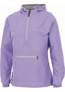 Charles River 5809 Women's Chatham Anorak Solid Lilac