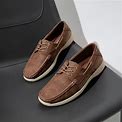 Men's Solid Colour Loafer Shoes, Comfy Non Slip Rubber Sole Casual Durable Dress Shoes, Men's Footwear