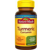 Nature Made Turmeric Curcumin Capsules For Antioxidant Herbal Supplement, 60 Ea