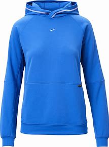 Nike Women's Sweatshirts And Hoodies ROYAL - Royal Blue & White Dri-Fit Strike 22 Hoodie - Women