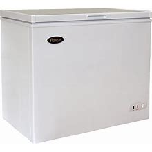 7 Cu Ft Solid Top Chest Freezer W/ White Coated Exterior - MWF9007
