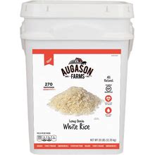 Augason Farms White Rice Bucket