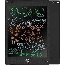 LCD Writing Tablet Electronic Colorful Graphic Doodle Board | Black | 12"