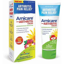 Boiron Arnicare Arthritis Cream With Devils Claw For Pain Relief Of Knees, Hands, Wrists, Elbows, Joints & Muscles - Quickly Absorbed &