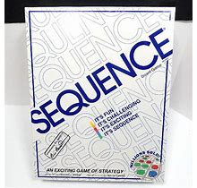 Sequence Board Game 1995 Strategy 2-12 Players Jax Brand