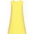 Dolce & Gabbana - Sleeveless A-Line Minidress - Women - Polyester/Silk/Cotton - 44 - Yellow