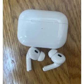 Apple Airpods Pro (2Nd Gen.) White Very Good W/ Charging Case + Box