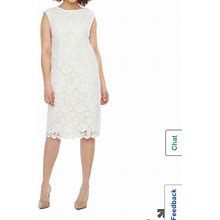 White Lace Dress | Color: White | Size: 18