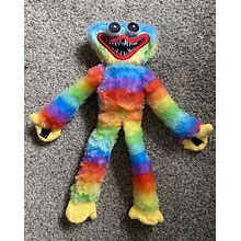 Huggy Wuggy Plush Poppy Playtime Toy Stuffed Monster 15" Soft Rainbow Friends