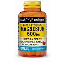 100 TABLETS EXTRA STRENGTH MAGNESIUM 500 Mg High Potency Bone Muscle