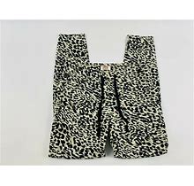 Lei Skinny Pants Women's Size 30 Leopard Print Pull On Drawstring