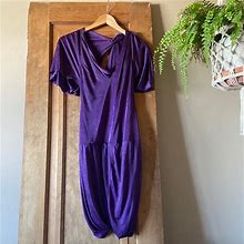 Bcbgmaxazria Dresses | Bcbg Maxazria Runway Purple Silk Dress | Color: Purple | Size: Xxs