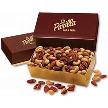 96 Bulk Deluxe Mixed Nuts In Burgundy And Gold Gift Box 12 Oz. (Bulk)