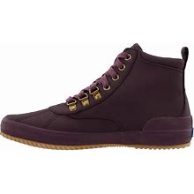 Keds Womens Scout Ii Duck Casual Boots Ankle - Burgundy