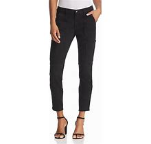 New $298 J Brand Women's Black High-Rise Skinny-Leg Casual Utility Pants Size 26