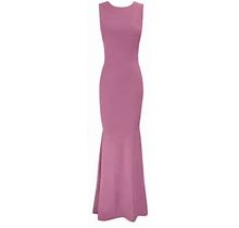 Dress The Population Women's Leighton Crepe Mermaid Dress - Orchid - Size XL