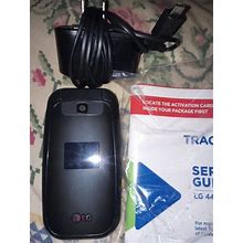 LG 442BG - Black - 2GB - (Tracfone Wireless) - Flip Phone Cell Phone