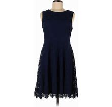 Jessica Simpson Casual Dress: Blue Dresses - Women's Size 8
