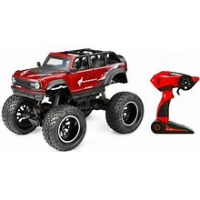 New Bright (1:10) Ford Bronco Battery Remote Control Heavy Metal 4X4 Red Truck 21084U