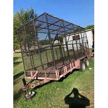 16ft Cage Trailer Used