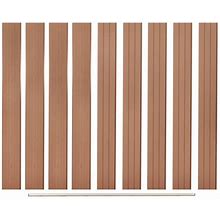 Htovila Replacement Fence Boards 9 Pcs WPC 66.9" Brown