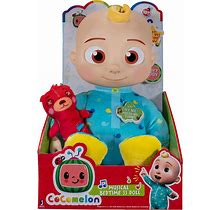 Cocomelon Official Musical Bedtime JJ Doll, Soft Plush Body - Press Tummy And JJ