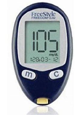Abbott Blood Glucose Meter Freestyle Freedom Lite 5 Second Results No Coding Required - M-1120880-1436 | Case Of 4 - Case Of 4