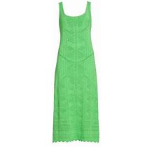 SIMKHAI Women's Tiffanie Lace-Stitch Tank Dress - Meadow - Size Small