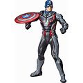 Avengers Marvel Endgame Shield Blast Captain America 13"-Scale Figure Featuring 20+ Sounds & Phrases