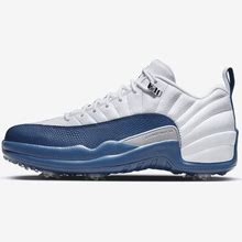 Air Jordan 12 Low Golf Shoes In White, Size: 8 | DH4120-101