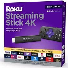 Roku Streaming Stick 4K Streaming Device 4K/Hdr/ Dolby Vision