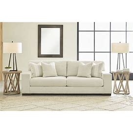 Ashley Maggie Birch Sofa, White Contemporary And Modern Couches From Coleman Furniture