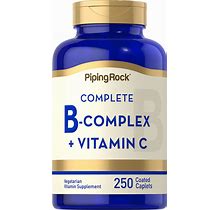 B-Complex Plus Vitamin C, 250 Coated Caplets