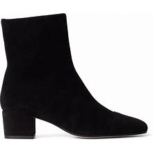 NEW WOMENS STAUD BLACK AIMEE SHORT SUEDE BOOTS SIZE 38 US 8 $395 BOOTIES NWB