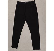 Adrianna Papell Women Black Dress Pants Lined Polyester High Rise Size