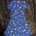 Liz Claiborne Dresses | Liz Claiborne | Petite Blue Patterned Button Up Dress | Color: Blue/White | Size: 6P