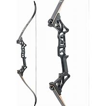 TOPOINT ARCHERY R3 Hunting Recurve Bow And Arrows For Adults,Takedown Recurve Bow Package,Ready To Shoot Archery Kit,40Lbs,45Lbs,50Lbs / Black,Ghost,