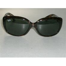 Women Ray Ban Rb4101 Jackie-Ohh Glossy Tortoise G15 Uv Lens Sunglasses