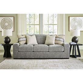 Ashley Dunmor Graphite Sofa, Gray Contemporary And Modern Couches From Coleman Furniture