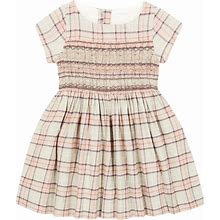 Bonpoint Kids, Duchesse Checked Cotton-Blend Dress, Girls, Multicolor, Y 12, Girls' Dresses