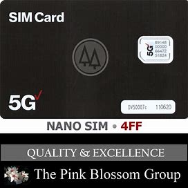 Verizon Nano Sim Card 4Ff Non-Nfc Cdma 4G 5G Lte Genuine Non-Nfc