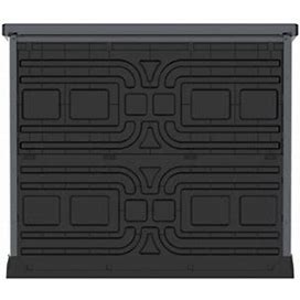 Duramax 317 Gallons Water Resistant Lockable Deck Box Resin/Plastic In Black | 49.21 H X 57.09 W X 32.48 D In | Wayfair