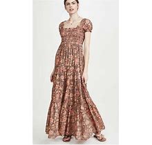 Free People Women Getaway Floral Tiered Maxi Dress | Size - Small | NWT