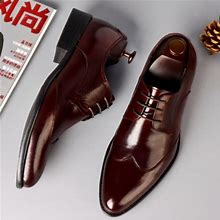 Brogue Mens Real Leather Dress Formal Business Shoes Oxfords Wedding