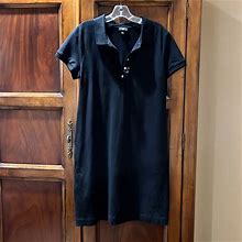 Talbots Dresses | Short Sleeve Shift Dress | Color: Black | Size: Lp